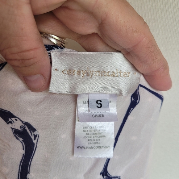 Anthropologie Wild Flamingo Top by Corey Lynn Calter Sz S - Picture 4 of 5